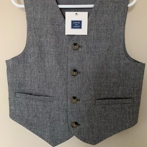 NWT Janie and Jack boys wool vest